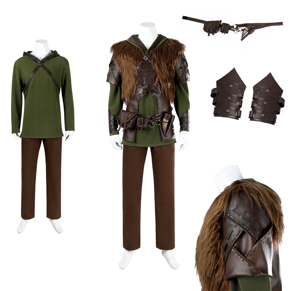 

High Quality Movie Train Dragon Hidden World Hiccup Cosplay Costume Hiccup Role-playing Outfit For Fantasy Halloween Carnival