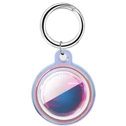 Waterproof TPU Case for Apple Airtag Holder GPS Item Finders Accessories Anti-Scratch Full Body Protective Cover for Keychain