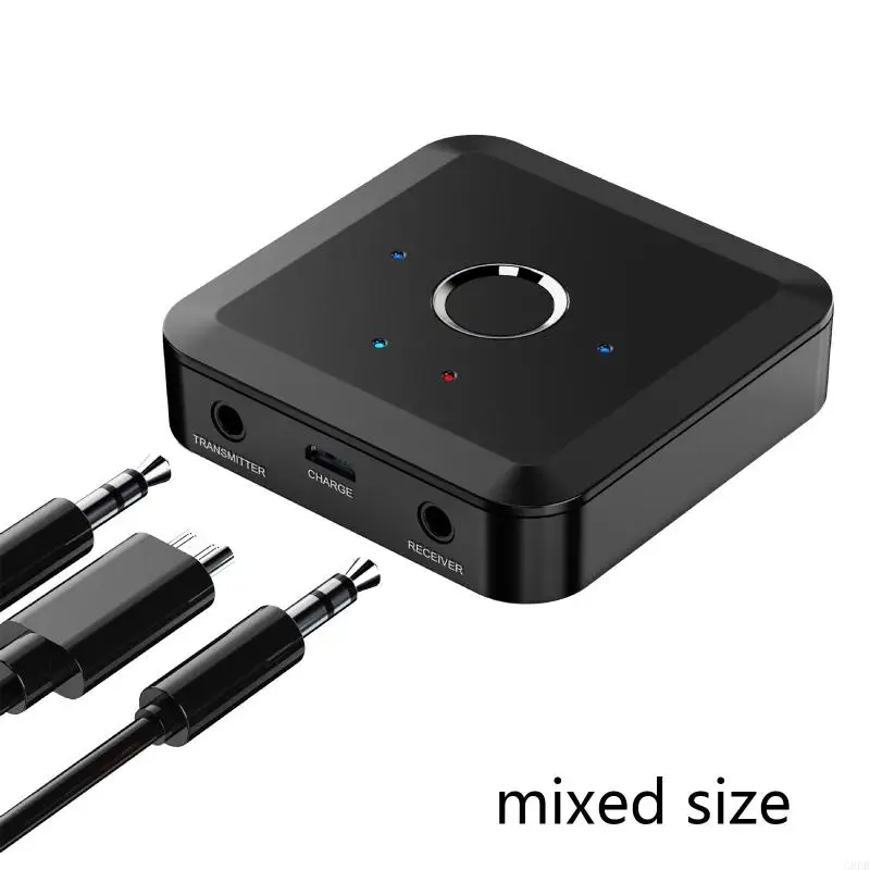 G8DBワイヤレスオーディオアダプターNFC LEDデジタルディスプレイBT5.2オーディオトランスミッターレシーバー