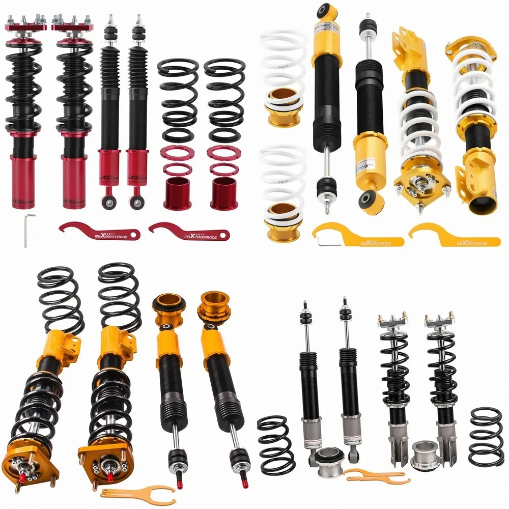 

Ford Mustang 1994-2004 24-Way Adjustable Coilover Shock Absorber Kit - Damping & Spring