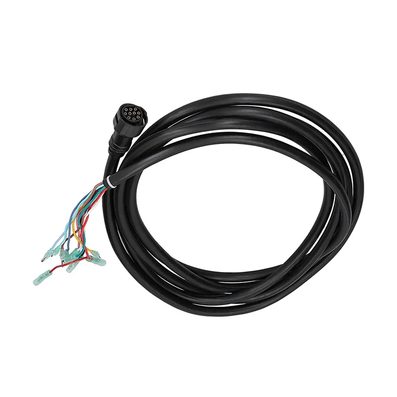 

5M/16Ft 10 Pin Main Wire Harness Extension Cable 688‑8258A‑20‑00 Replacement for Yamaha Outboard Engine 703 Control Box