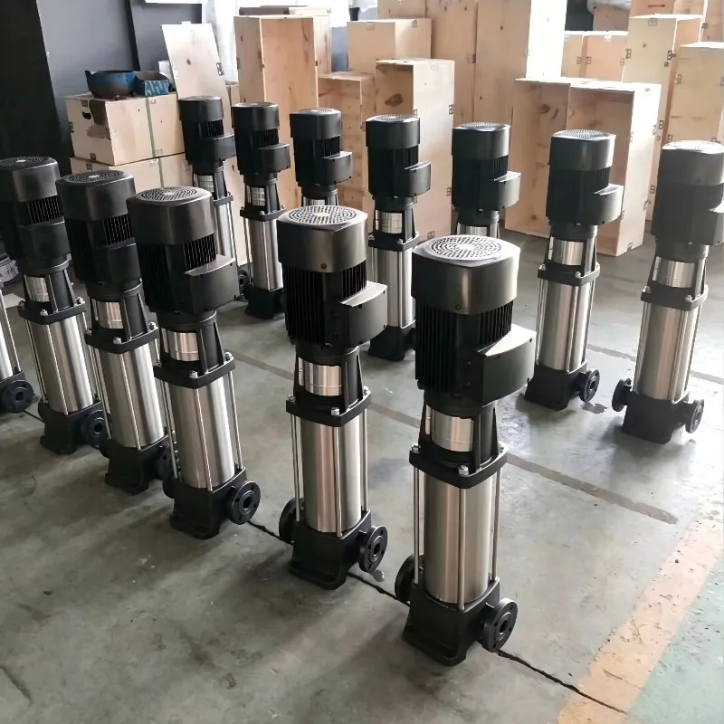 Electric Stainless Steel Vertical Multistage Booster Pump For RO Purification Boiler Feed And Water Distribution