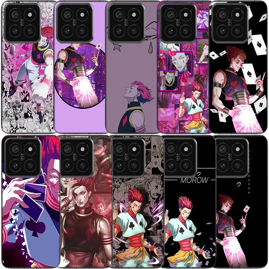 Anime Collages Hunter Hisoka HxH Clear Phone Case For Xiaomi Poco X6 X5 Pro X4 X3 NFC F4 GT F6 F5 F3 M5 M5S M4 M3 Pro F2 F1 TPU