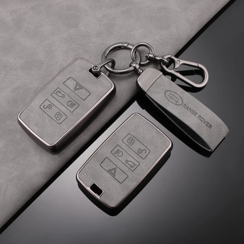 Zinc Alloy Car Key Case Cover Holder Shell For Land Rover Range Rover Sport Velar Evoque Discovery Freelander2 Elander Accessory