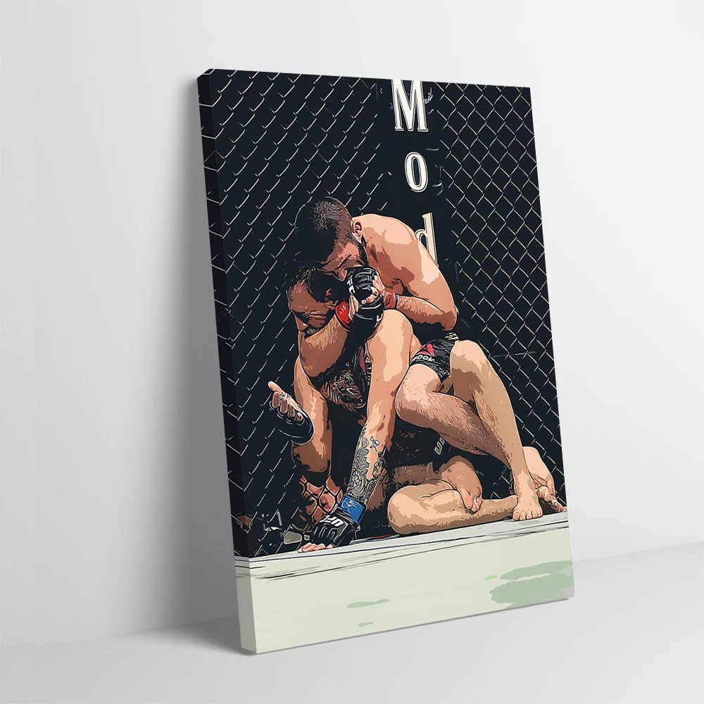 Khabib Nurmagomedov Printing Poster Customizable Pictures Wall Art Canvas Painting for Interior Decoration Gaming Bathroom Decor
