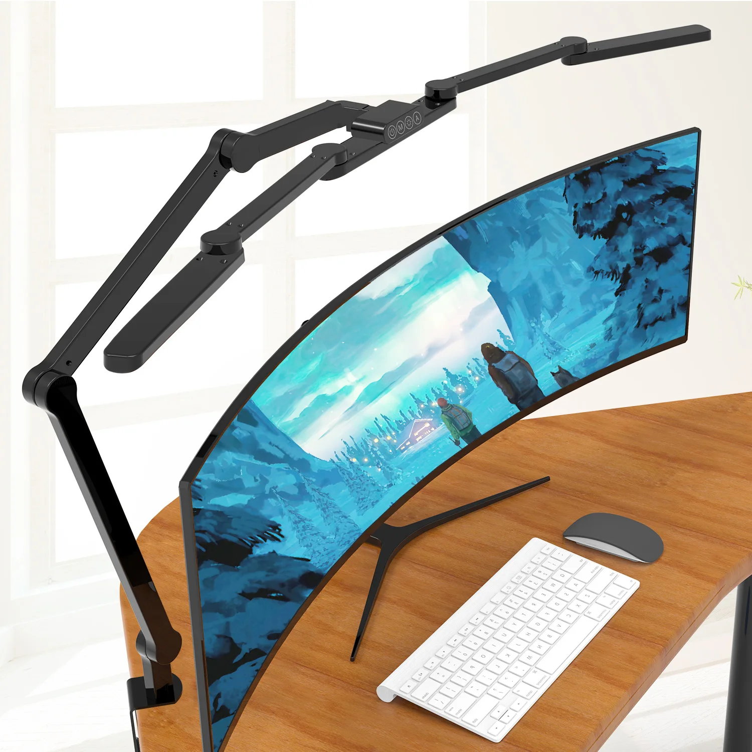 

Swing Arm Desk Light Eye-caring Modes LED Desk Lamp Home office 360°Spin Reading Desk Lamps for Flexible Gooseneck Clamp Light