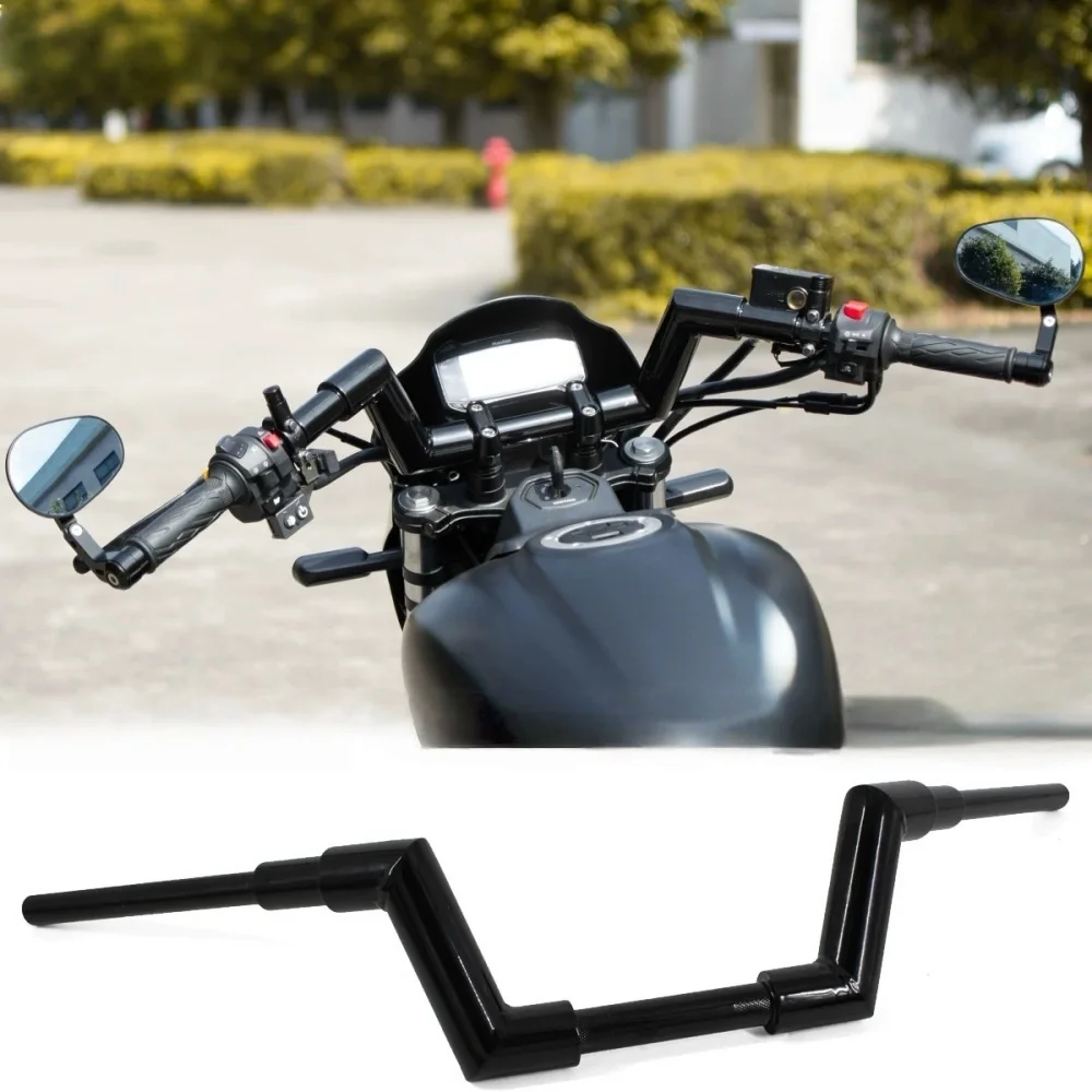 For Haojue TR300 Harley direction handlebar dedicated straight up thick 42 tube handlebar V-shaped handlebar free of line