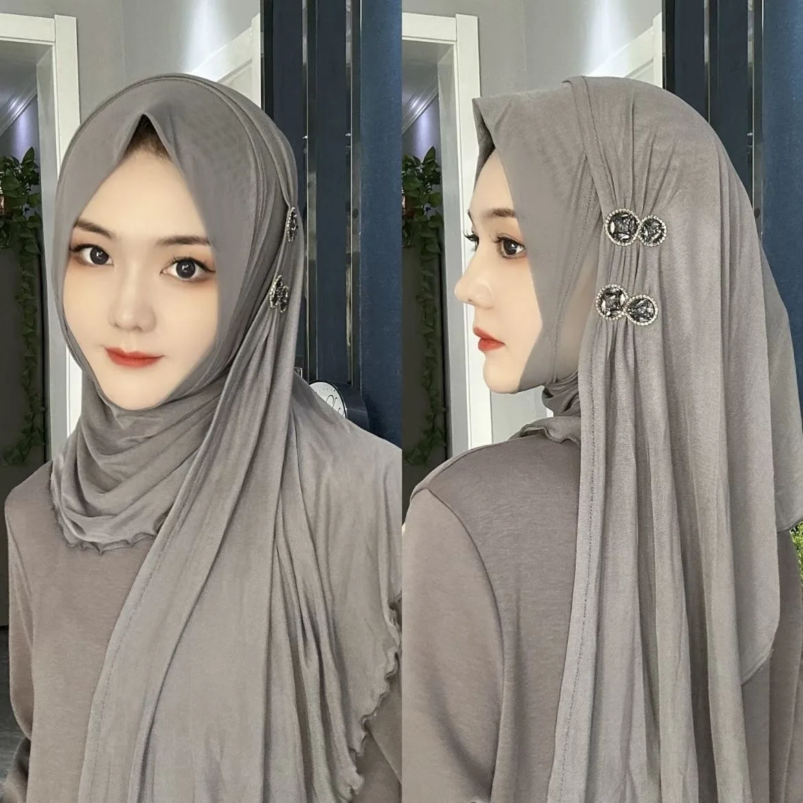 Boutique Fashion Full Head Musulman Moslem Hijbas Women Wraps