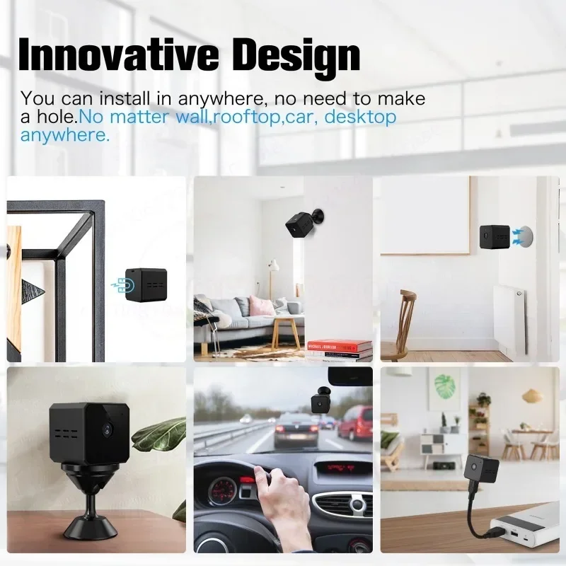 DV 1080P HD Mini Camera  Portable Indoor Home Security Protection Night Vision Micro Camcorders Surveillance Video Recorder