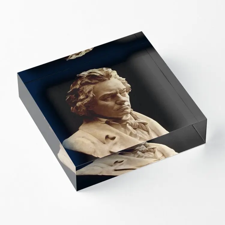 Beethoven Bust Statue By Hagen  Acrylic Block Clear Room Process Print Family Pad Bedroom Transparent Stamping Board  Photos