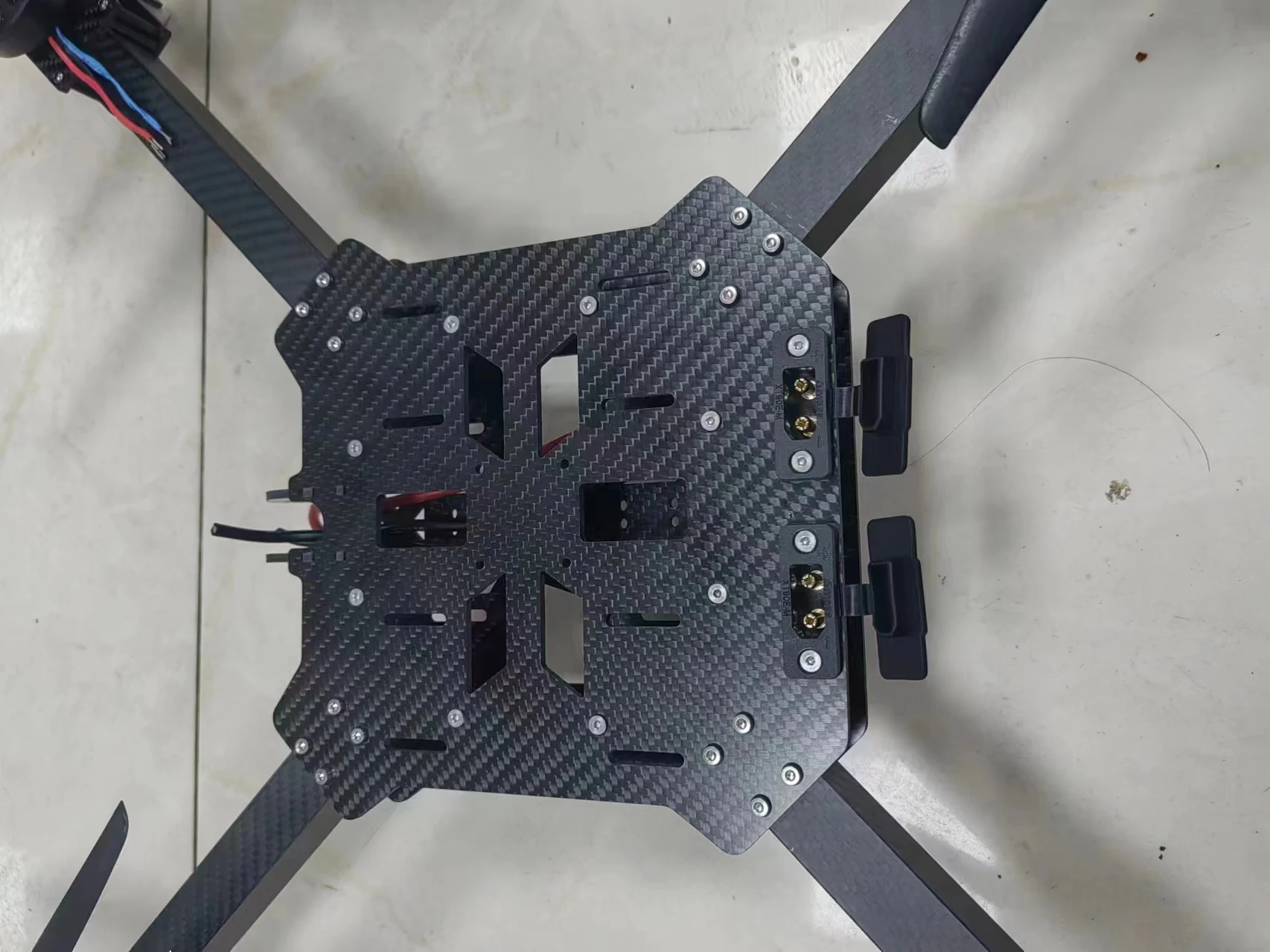 Mark4 13 polegadas de voo longo 1.6W/2w/3w FPV Drone Kit de fibra de carbono UAV Mini Drone