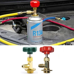 1PC Dispensing Valve Bottle Opener 1/4 SAE Connector Mayitr Refrigerant Bottle Can Tap for R12 R22 R6000a R134a R410a Gas