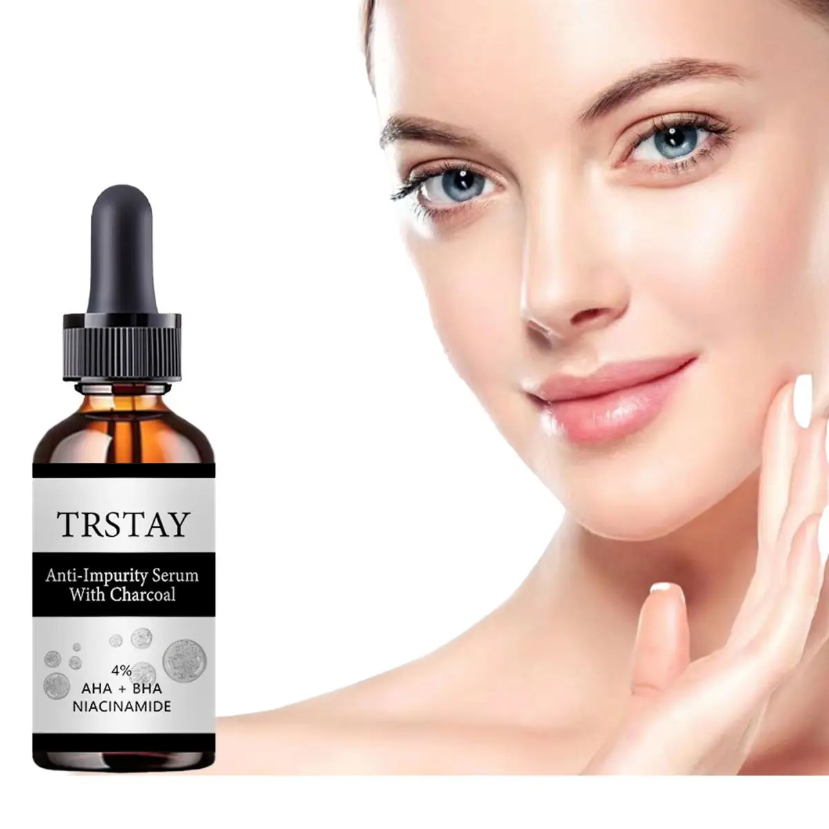 TRSTAY Charcoal Anti Impurity Serum Desalination Color Spot Darkening