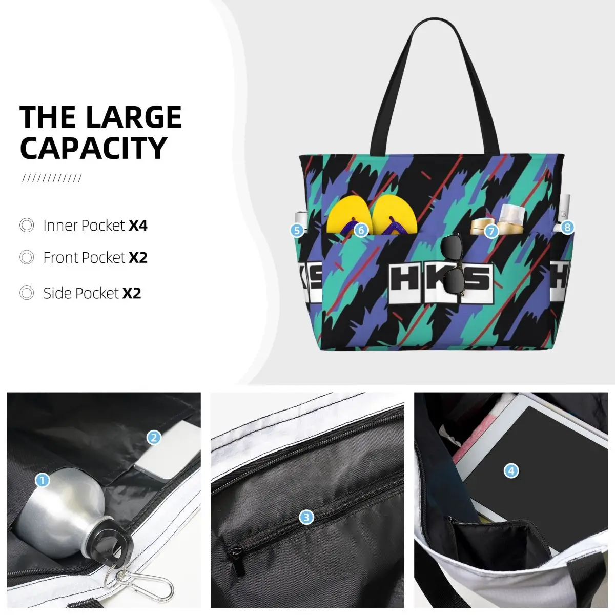 Sac de plage HKS, sac de sport - Yoga Fitness Hk avis et prix