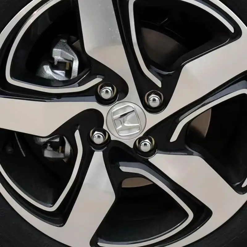 4 قطعة غطاء محور السيارة عجلة غطاء المركز اكسسوارات الديكور لهوندا سيفيك صالح جاز أكورد الطيار CRV أوديسي جواز السفر مدينة HRV #6