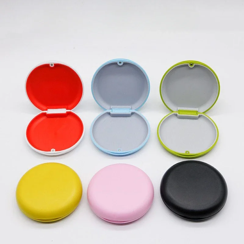 

Magnetic Tooth Storage Box Invisible Braces Storage Box Orthodontic Braces Correction Retainer Box Six Colors Magnetic Mirror