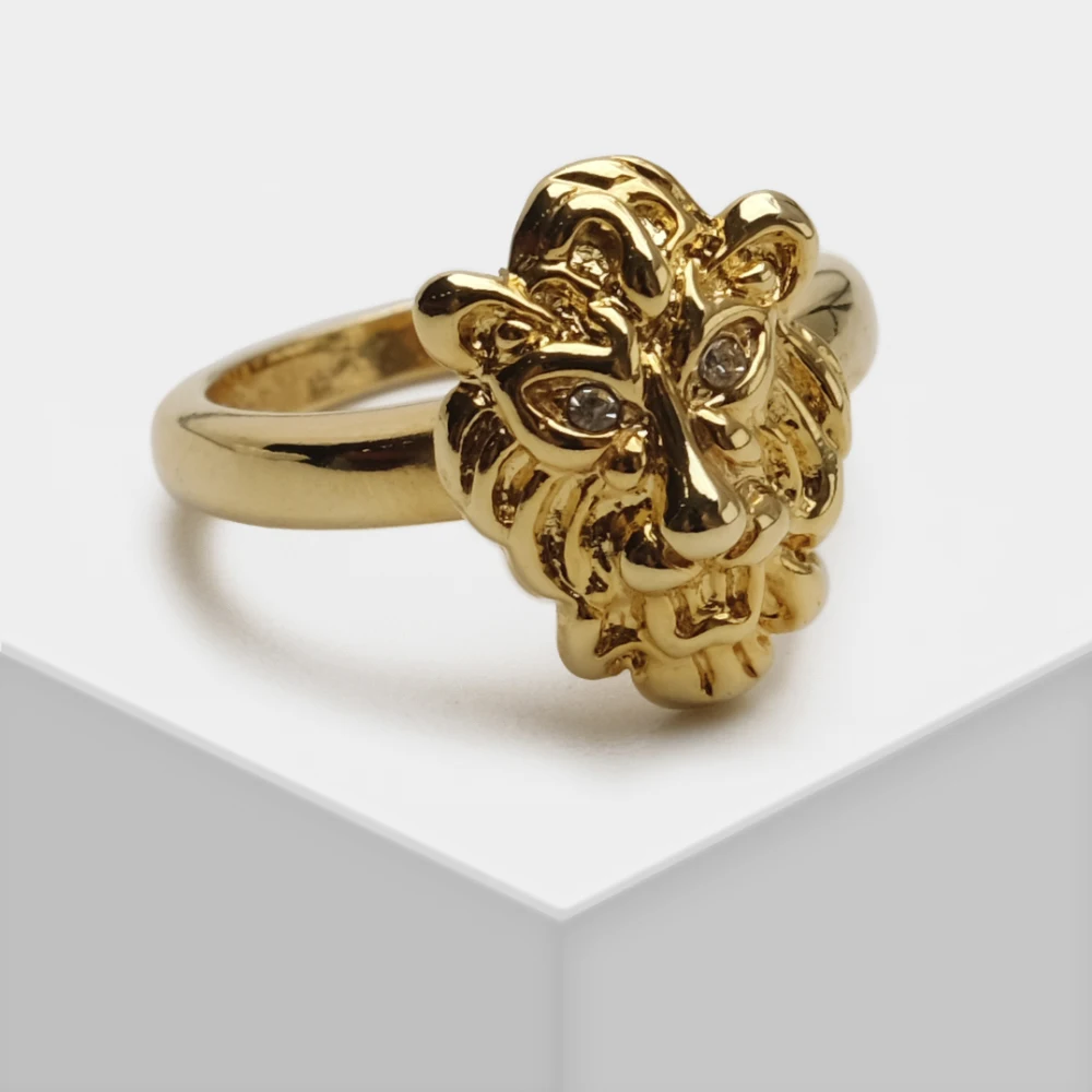 

Amorita Boutique Vintage Lion Head Kind Unisex Ring