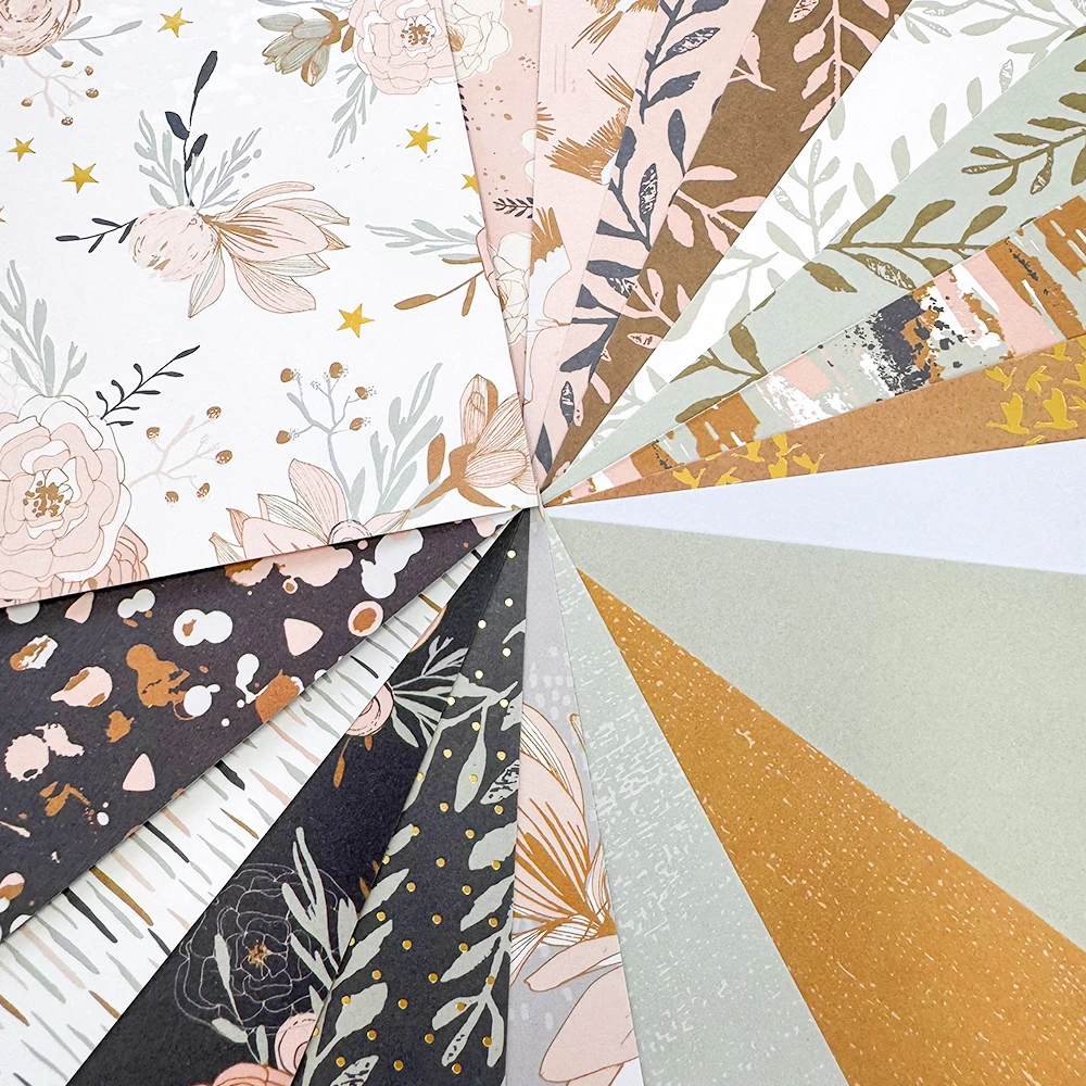 Creative Path 12 Inch Scrapbooking Paper Supplies Crafts Journaling Decorative Materials 20 Sheets Cardmaking 305x305mm