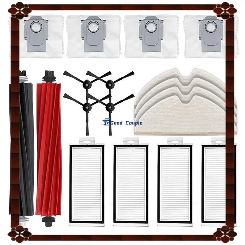 24-Hour Delivery For Roborock Q8 Max, Q8 Max+, Q5 Pro, Q5 Pro+ Replacement Main Side Brush Hepa Filter Mop Cloth Dust Bag