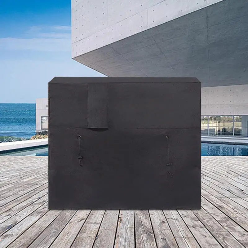 Pool Heater Cover Waterproof 600D Oxford Pool Pump Cover for Winter Pool Equipment Enclosure Cover Swimming Pool Heater Cover