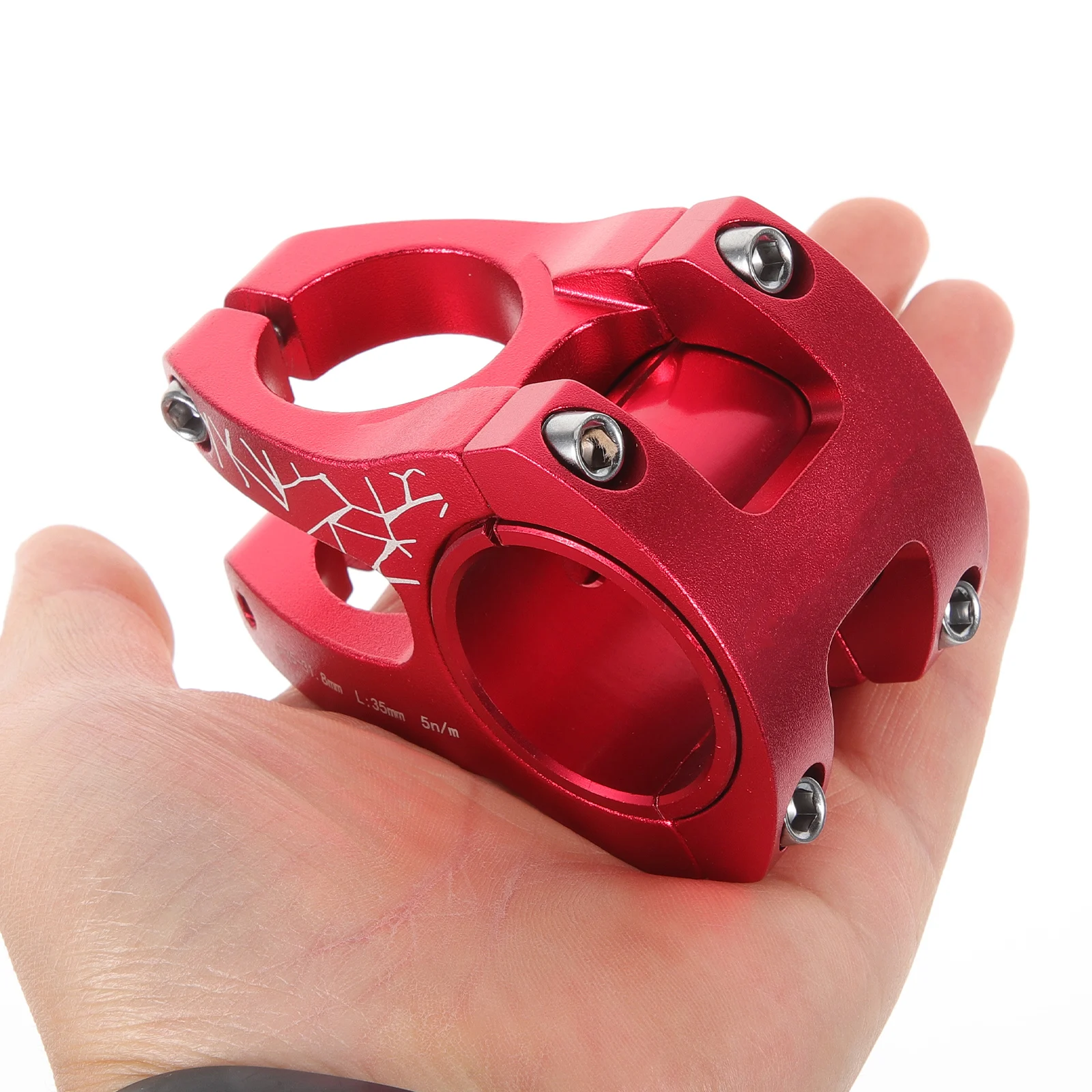 Bike Handlebar Stem Riser Mountain Road Bike Stem Aluminum Alloy Durable Handlebar Extension Riding Pressure Relief