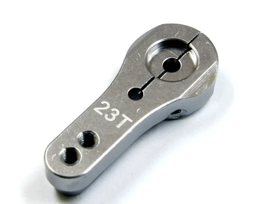 Ahz Aluminum Adjustable Black Servo Horn Single Arm Airtronics / Jr (23T)