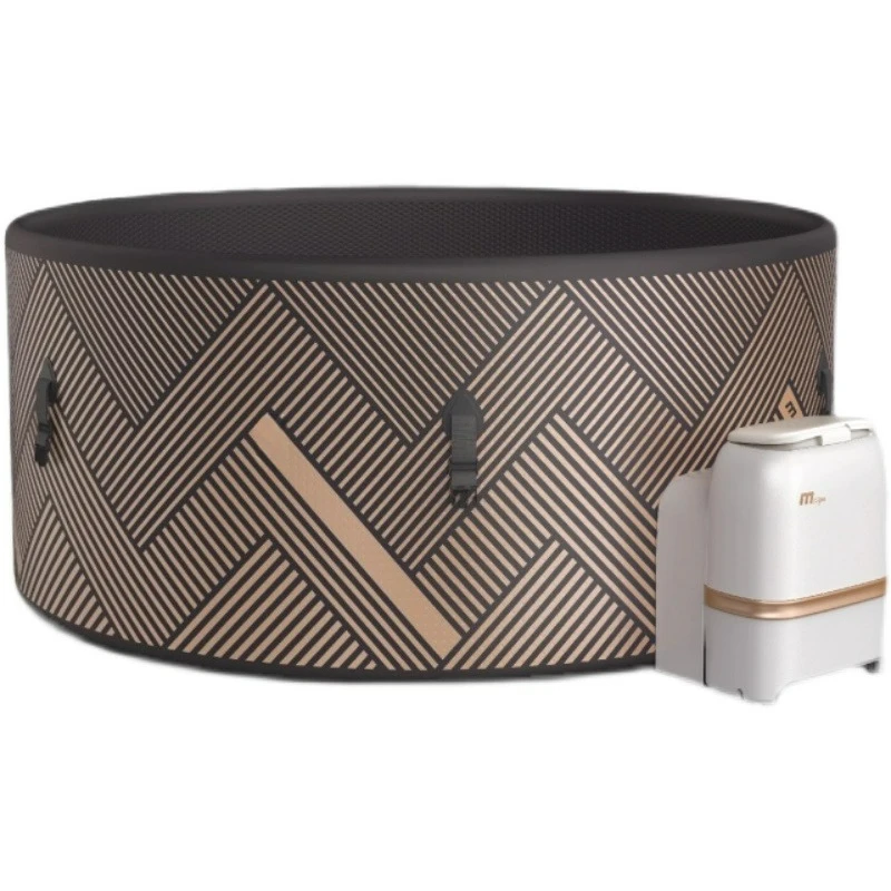 

Brushed massage inflatable bathtub heated constant temperature bubble SPA spa pool outdoor bubble bath