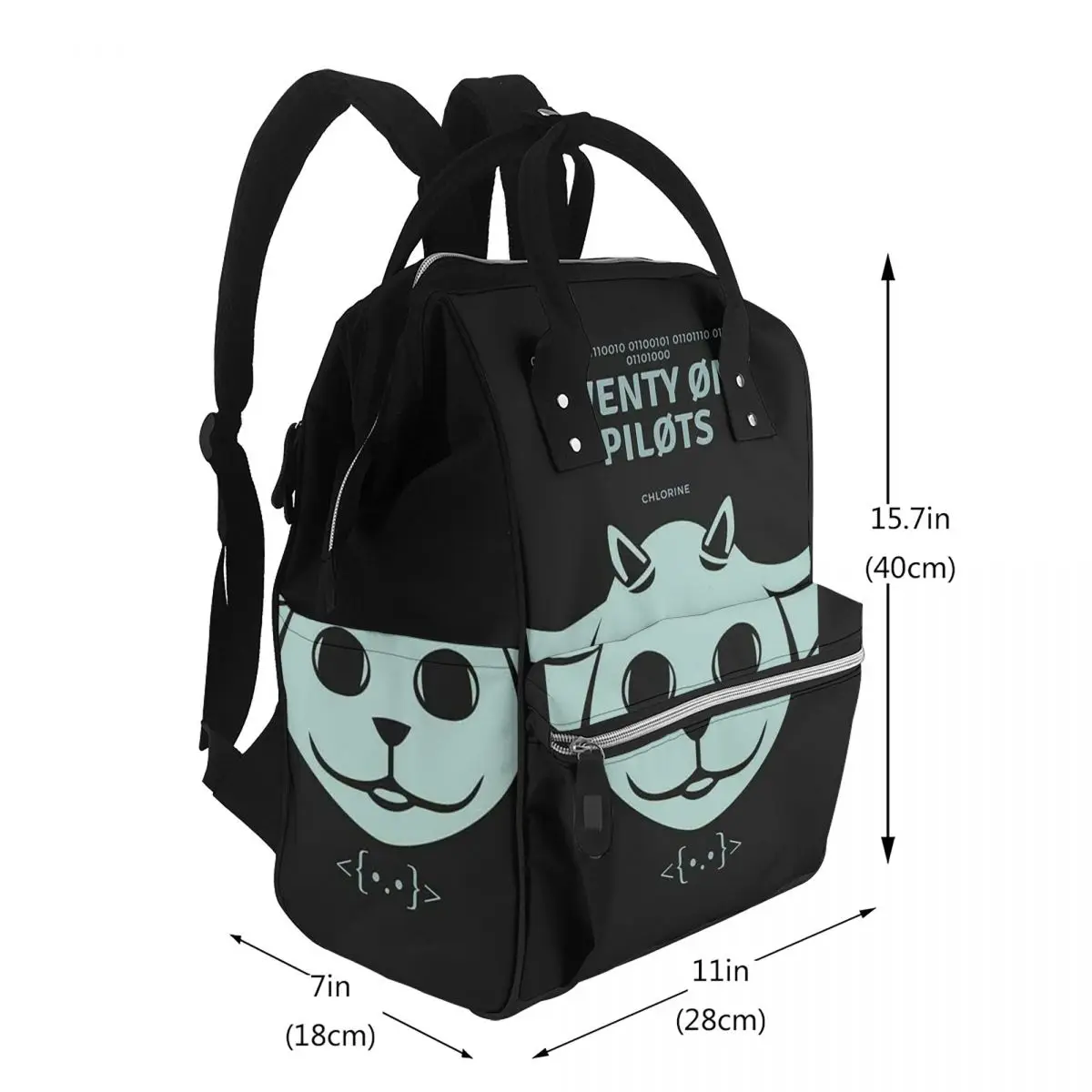 T-Twenty One P-Pilots Student Backpack School Bag Hiking Travel Daypack for Men Women Bookbag Shoulder Bags