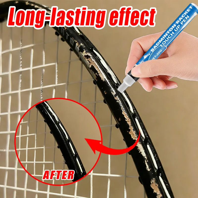 

Ручка-корректор LJM 20G для бадминтонных ракеток: восстановление царапин, устойчивая к истиранию краска, долговечное восстановление