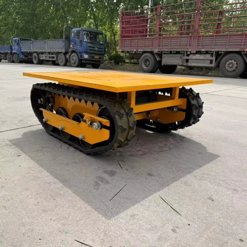 Waterproof Shock Absorb RC Tracked Carrier Brushless Electric Crawler Remote Control Material Transport Cart