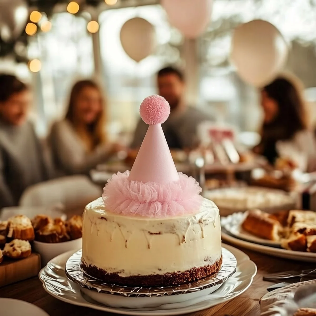 2 Stück rosa Spitzen-Schleifen-Geburtstagsparty-Hüte im koreanischen Stil, romantisch, für Frauen und Mädchen, Party-Dekoration, Foto-Requisiten – Detail 5