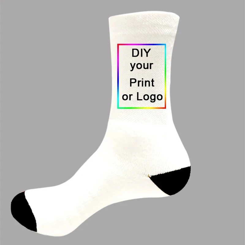 Customized Print Socks Women\'s Men\'s DIY Photo Logo Brand Quanlitity Cotton For Spring summer autumn winter