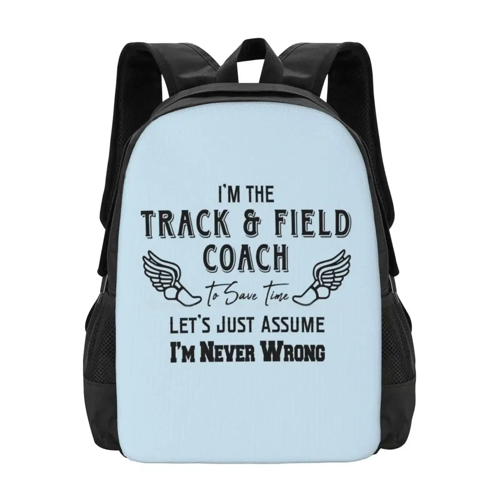 

Track And Field Coach Gift Hot Sale Schoolbag Backpack Fashion Bags Track And Field Coach Lover Funny Track And Field Track And