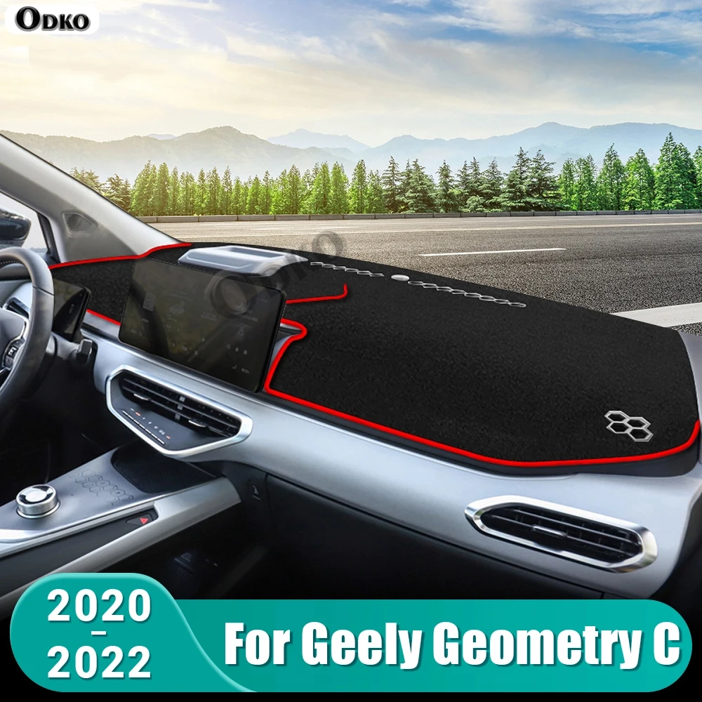 para-geely-geometria-c-2020-2021-2022-tapete-do-painel-do-carro-sombra-de-sol-instrumento-mesa-antiderrapante-capa-acessorios
