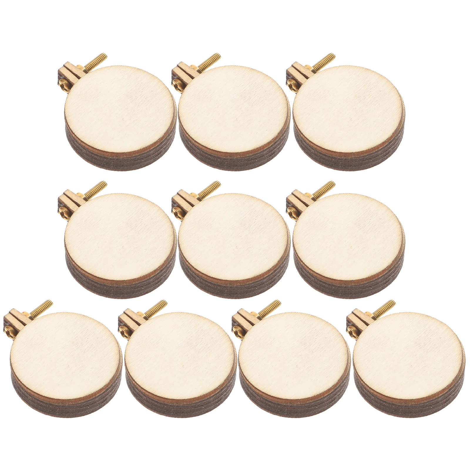 

10Sets Small Embroidery Hoops Exquisite Handwork Embroidery Rings DIY Jewelry Gift Supplies Cross Stitch Hoop Mini Ring