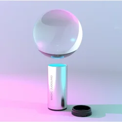 Airball+ By Julian De Rosa Air Ball Illusion Stage Magic Tricks Floating Crystal Ball Magic Show Street Magicians Prop Gimmick