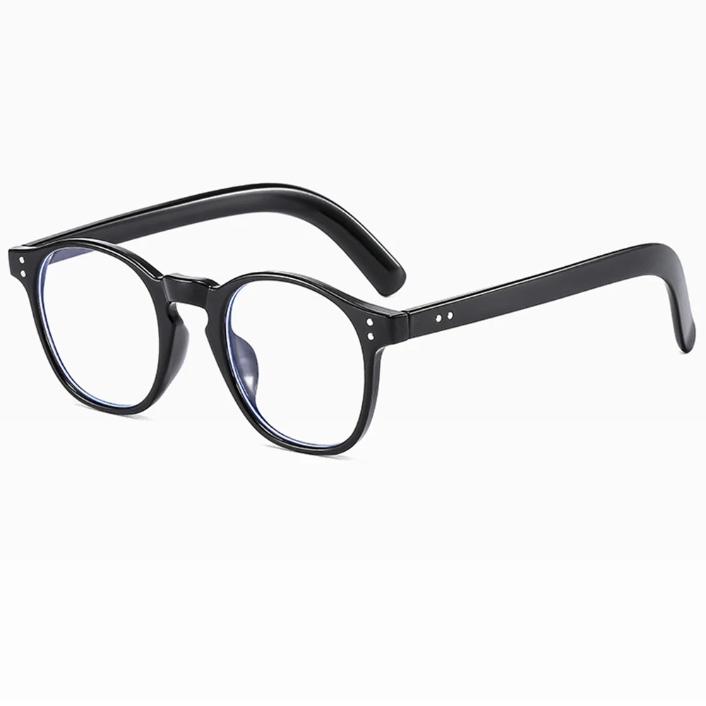 Leopard PC Full-rim Trendy Retro Round Oversized Comfortable Photochromic Progressive Multifocal Reading Glasses +0.75 To +4