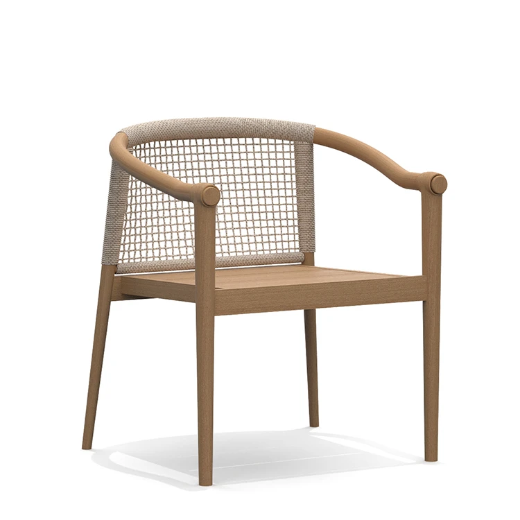 

Custom Quality Outdoor Teak Wood Dinning Table With Chair Set Patio Chair With Armrest Table Set Outdoor Teak Chair