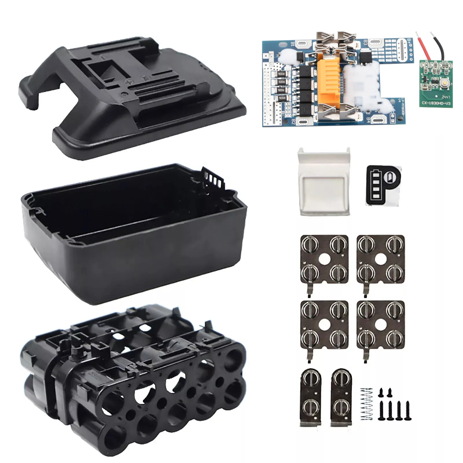 

Plastic Case Charging Protection Circuit Board PCB For Makita 18V Battery Lithium Battery BL1830 PCB Housing Shell Circuit Board