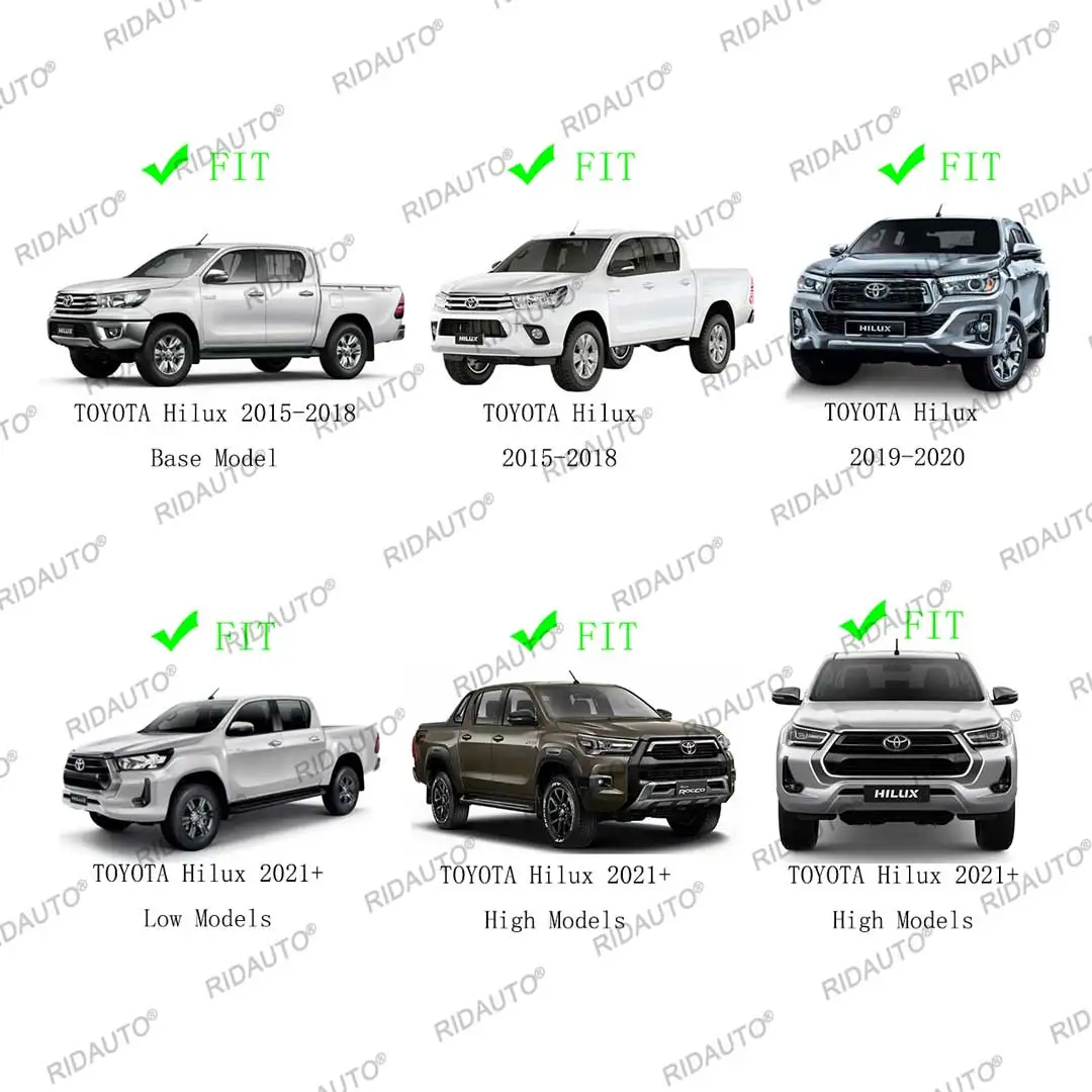 For TOYOTA HILUX 2015 2016 2017 2018 Tailgate Central Lock Kit Pop Lock Unlock Truck Tail Rear Gate Door Security Electric Lock