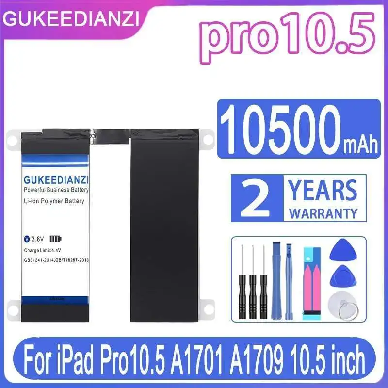 

High Capacity Tablet Battery Pro10.5 Good Low-Temperature Performance 10500Mah For Apple Ipad Pro 10.5 A1701 A1709 Inch