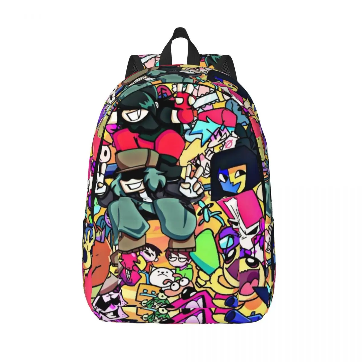 

Fnf Characters Friday Night Funkin Backpack Elementary High College School Student Bookbag Men Women Daypack Hiking