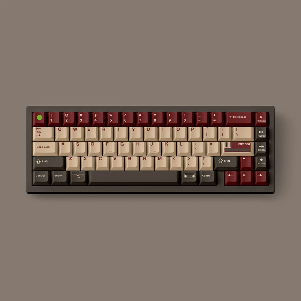 Oryginalny FBB DR101 Keycap 145 klawiszy Retro PBT termosublimacyjna klawiatura mechaniczna niestandardowe PC Esports Gaming oś magnetyczna