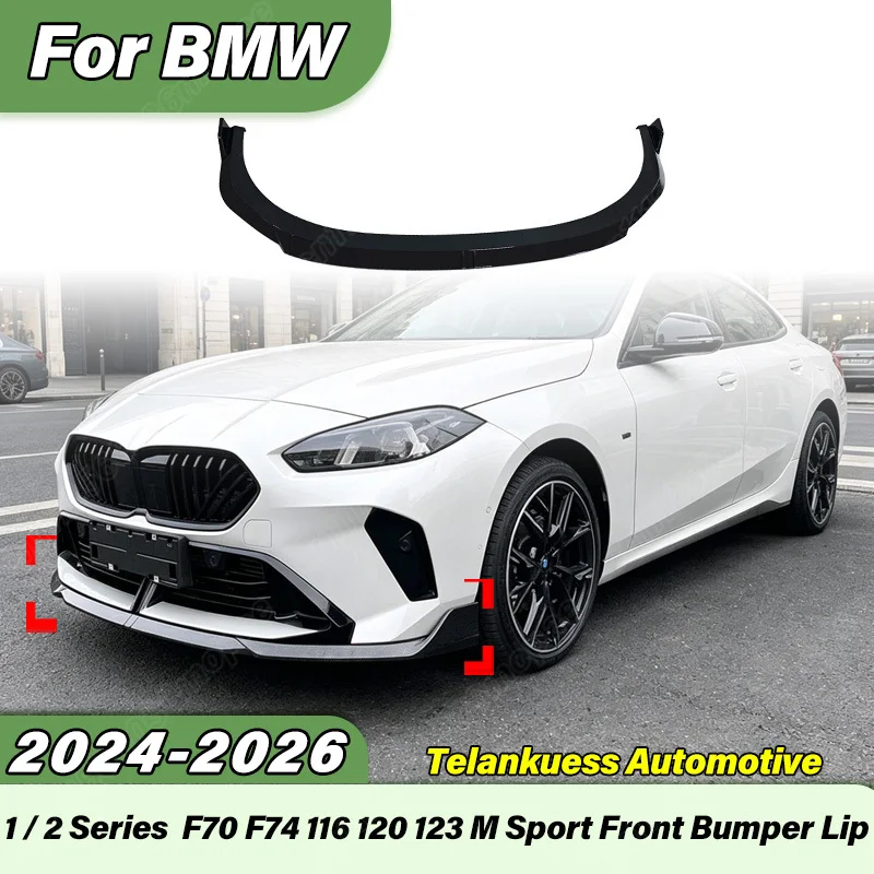 

For BMW 1/2 Series F70 F74 116 120 123 M Sport 2024 2025 2026 Automobile MP Style Front Bumper Lip Body Modification Kit