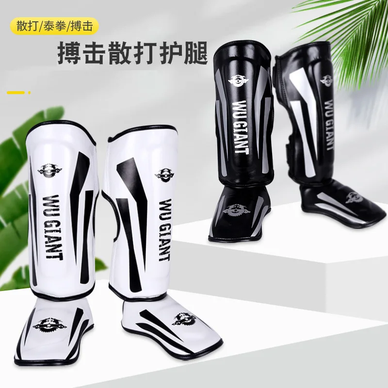 

Taekwondo Leg Guard Sanda Fight Foot Back Shin Guard Muay Thai Boxing Thickened Fighting Protective Gear Ankle Protection Wholes