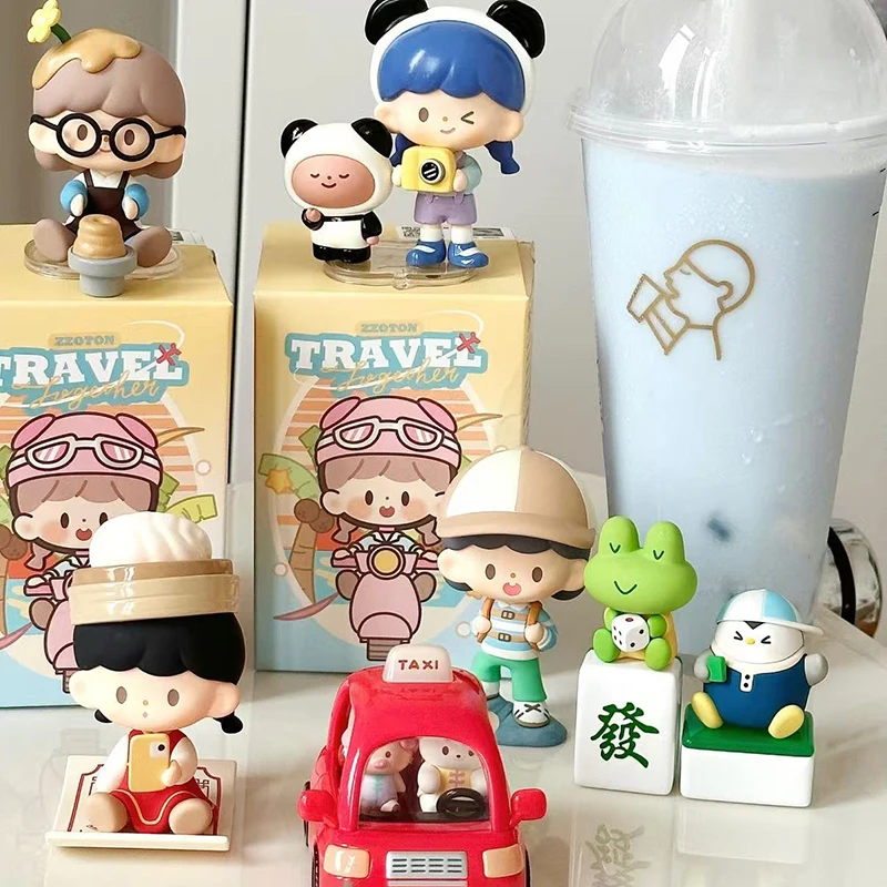 

Finding Unicorn zZoton Travel Together Series Blind Box Guess Bag Desktop Decoration Blind Bag Toys Anime Figure Cute Model
