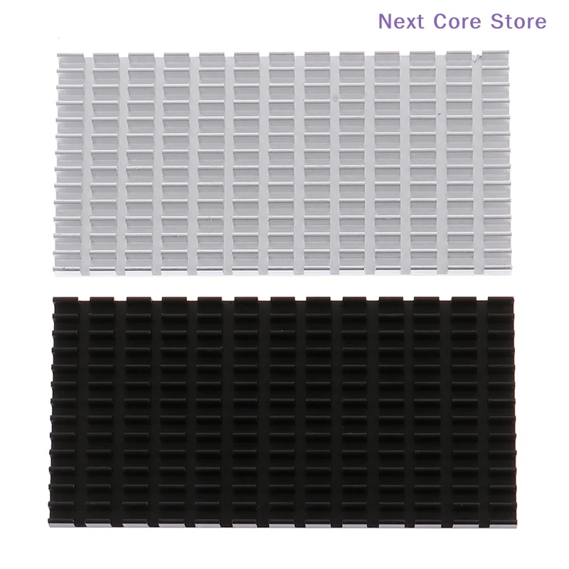 [NC]Aluminum Heatsink Panel Heat Sink CPU Power IC Chip Cooler Radiator 80*40*5mm[NC]