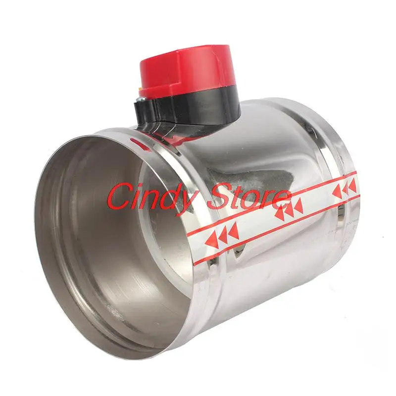 220V/12V/24V Stainless Steel 201 Motorized Damper Solenoid Valve 4/5/6/8 inch Air Duct Vent 63/76/80/100/125/150/200/250 mm