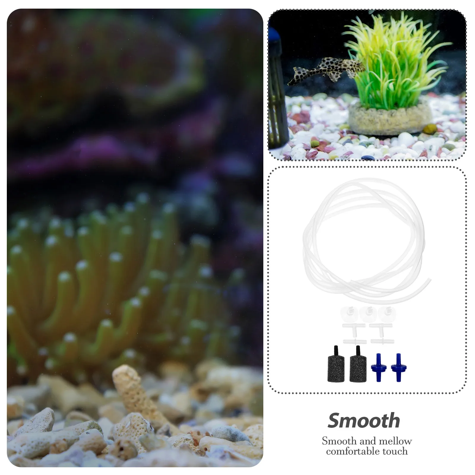 

2 Sets Oxygen Pump Accessories Fish Tank Tube Aquarium Connector Regulating Valve Plastic Fittings Hose Tubing Durable