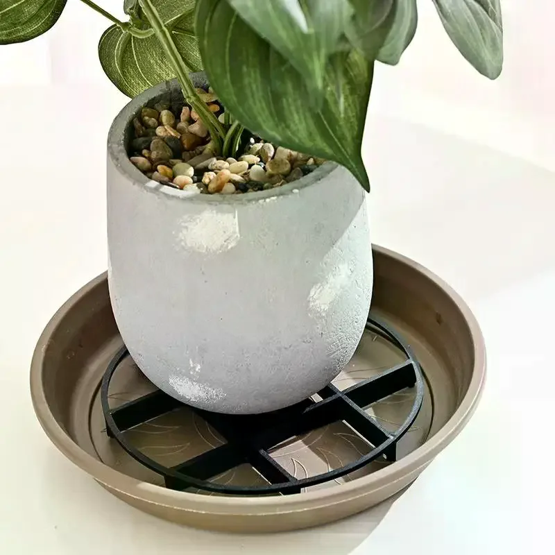 Plant Saucer Flower Pot Bracket Plastic Anti Rotting Root Reusable Mesh Pad Breathable Base Bottom Drainage Rack Stand